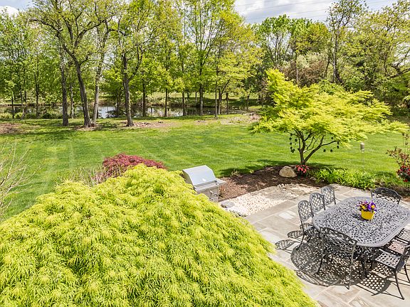 Blue stone Patio & Back Yard