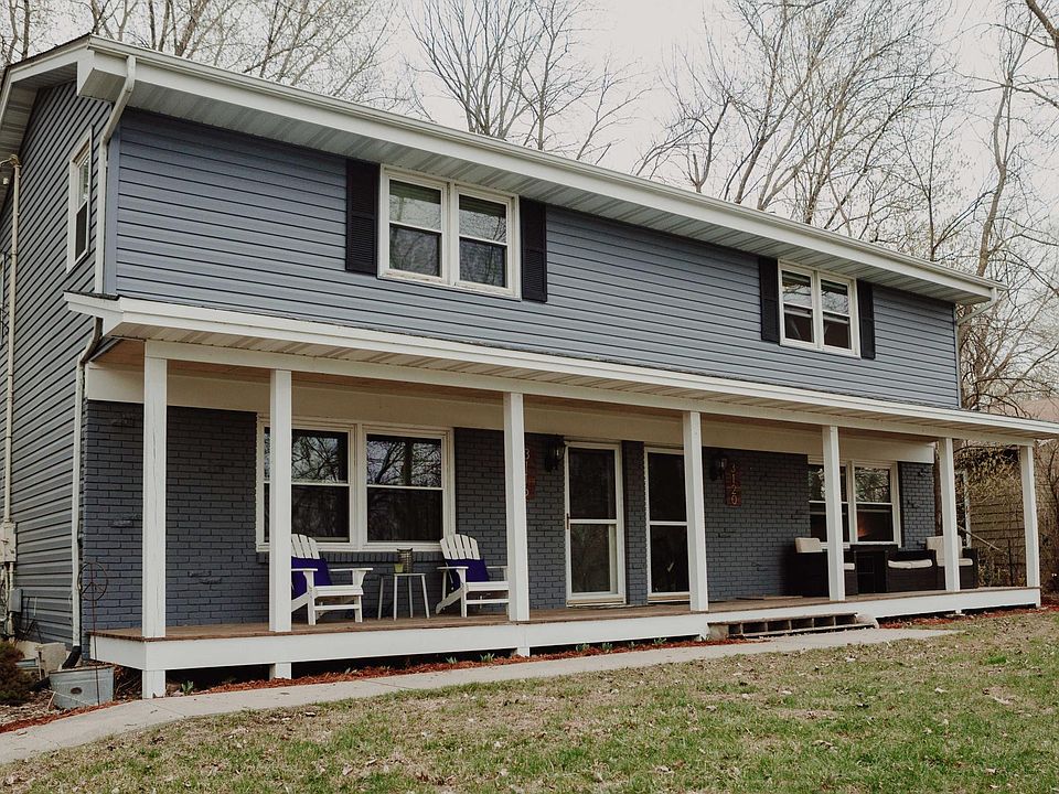 Enjoy the beautiful views of the lake from the front porch 