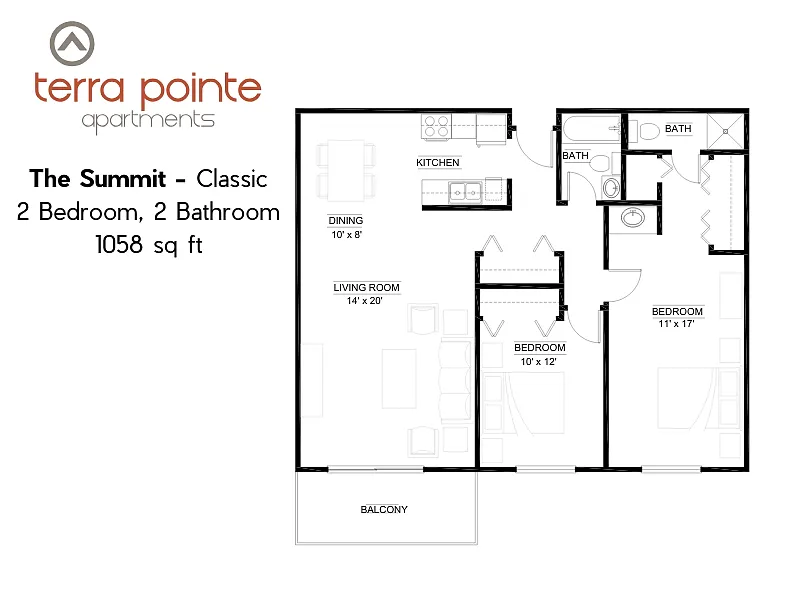 Floor plan The Summit - Classic