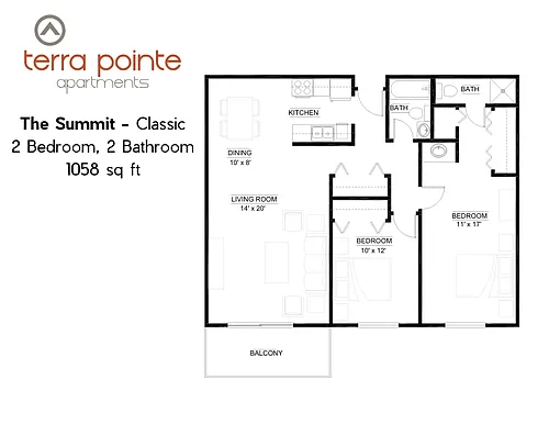 Floor plan The Summit - Classic