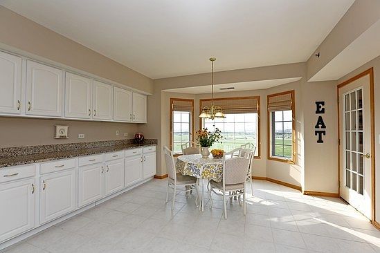 Kitchen with granite counter