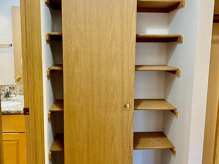 Linen closet.