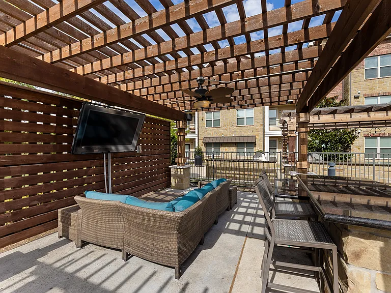 Relax and entertain outdoors at our luxury apartment community in Burleson.