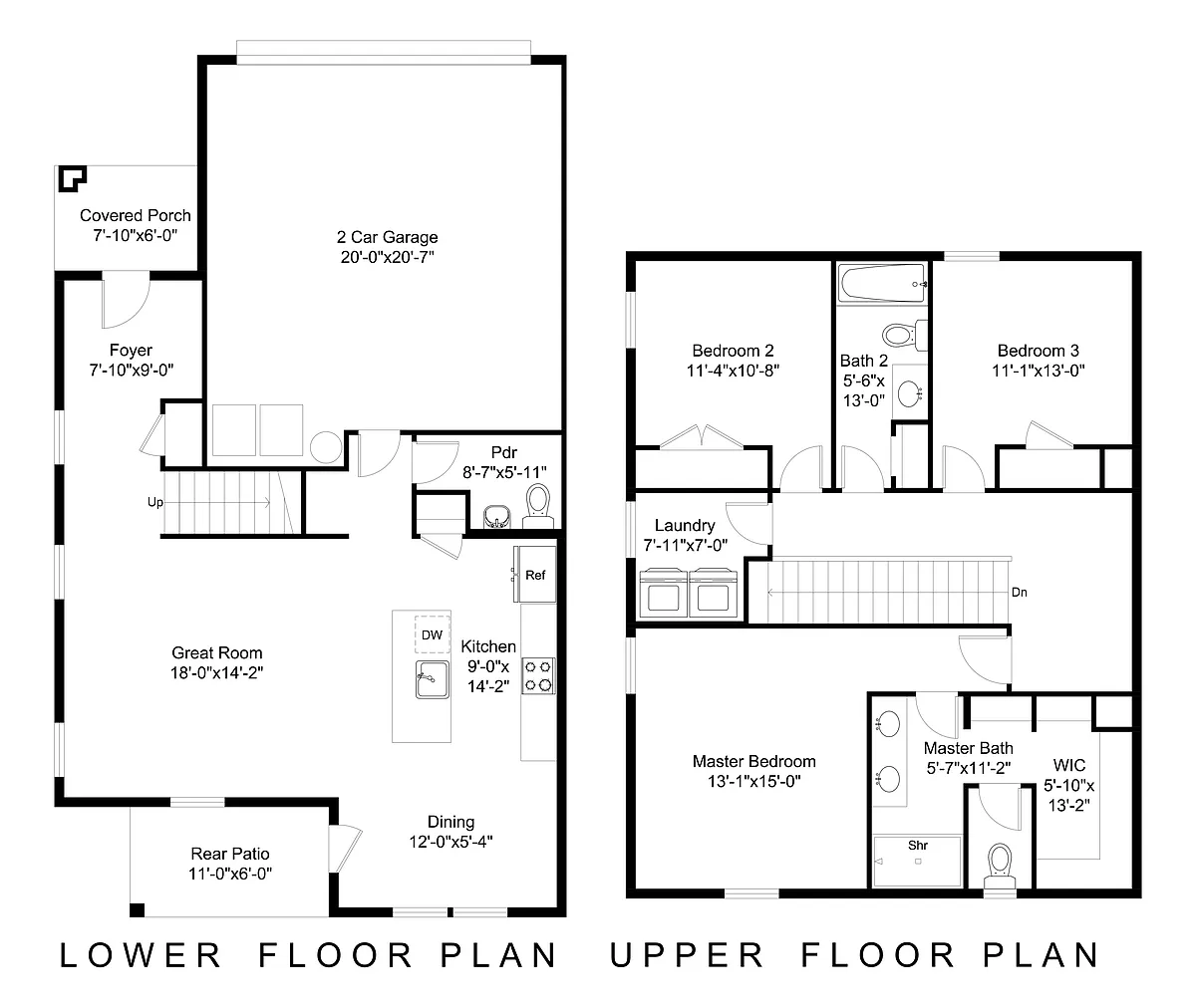Floor plan Harper
