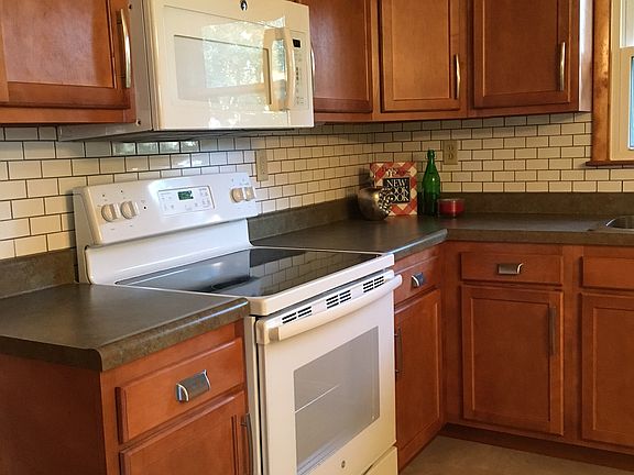 New cabinets, floor & tile