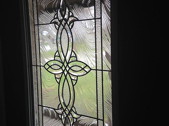 Front door inside house