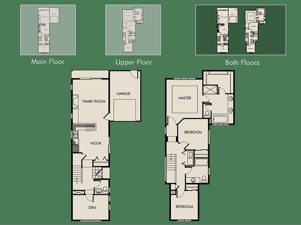 Floor Plan (flipped version - our house is garage left, not right as shown)