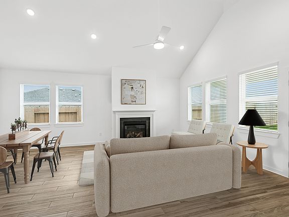 Great room with access to covered patio