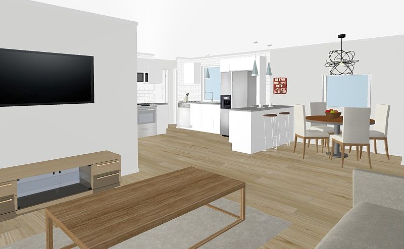 Main Floor living room area