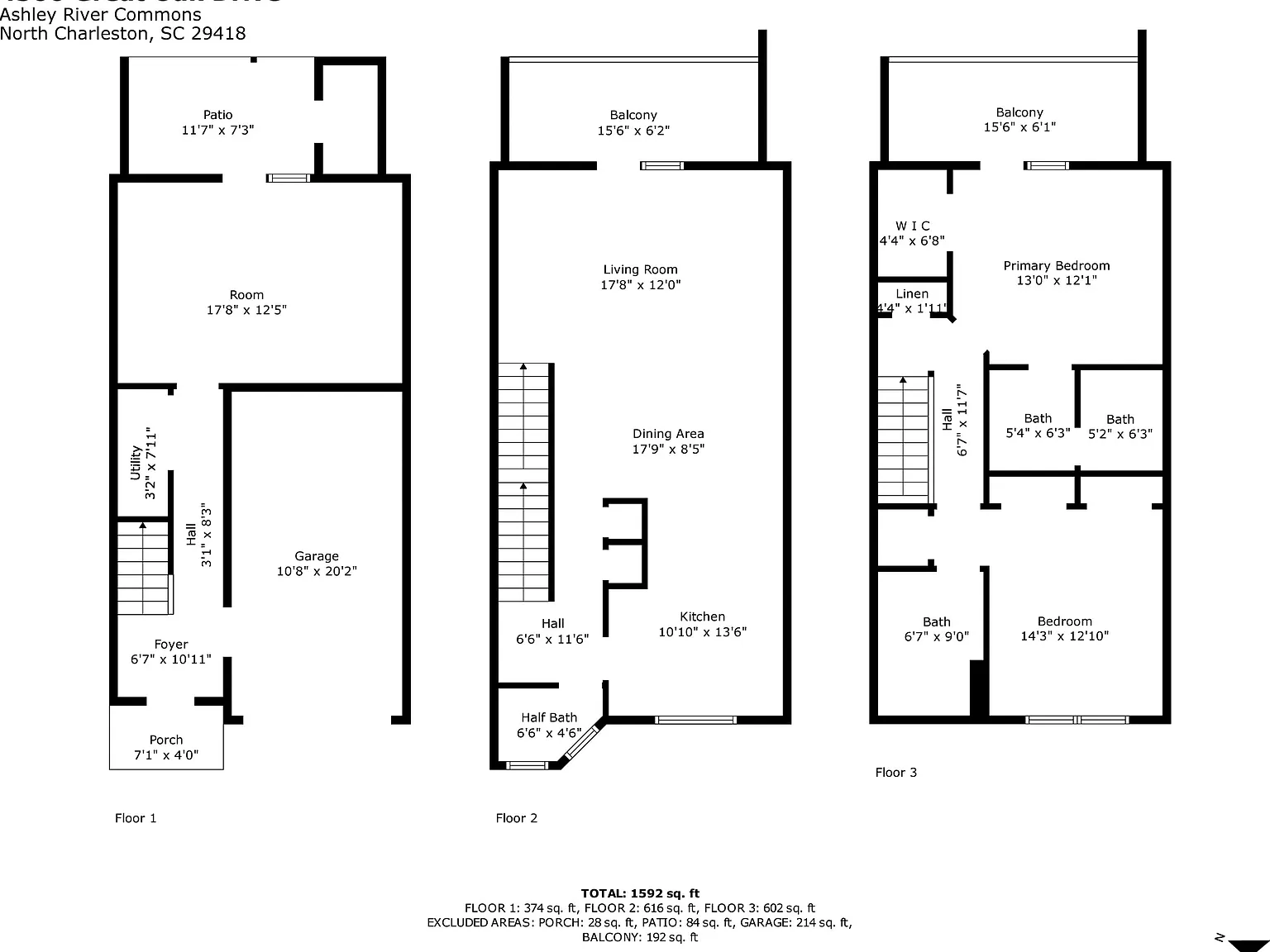 3 bed, 3.0 bath, 1619 sqft, $2,150 — Photo 2