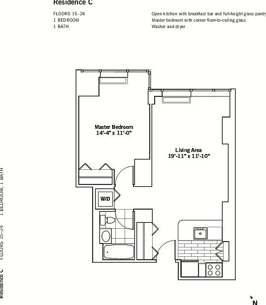 2nd image of 125 W 31st St APT 15C