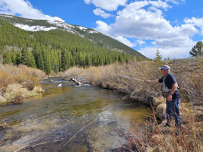 Fly fishing on the Arkansas River