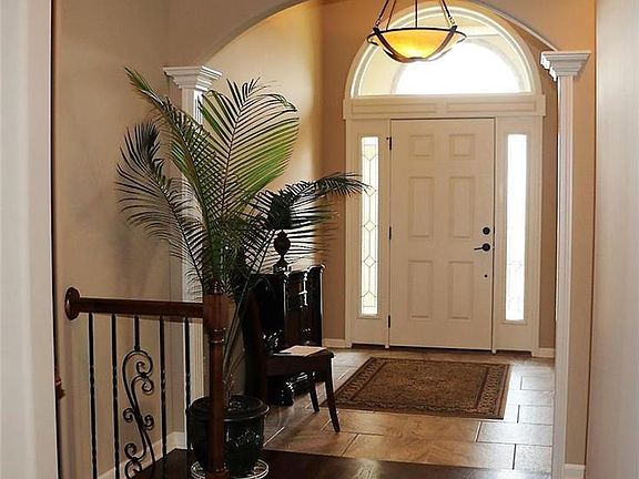 Close up view of the entry.