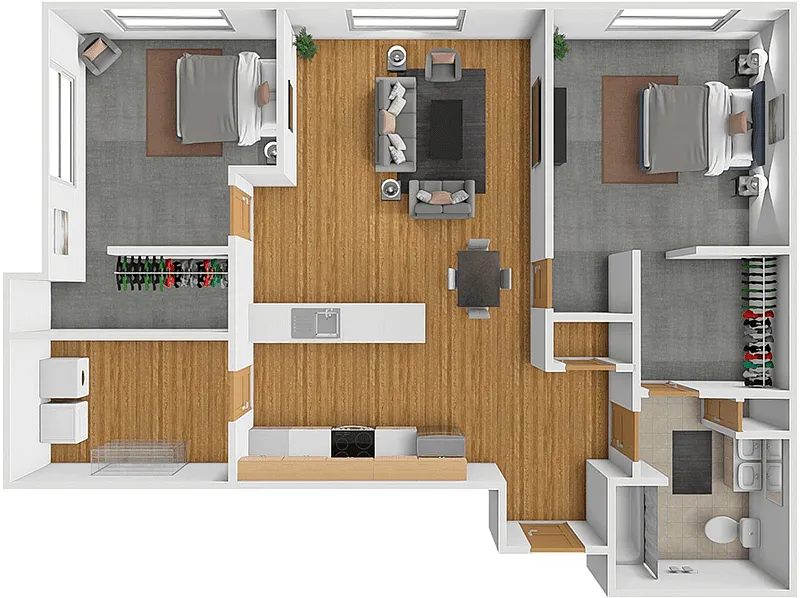 Floor plan Vaulker