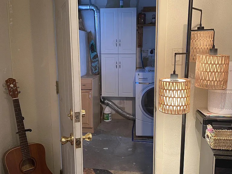 Frame of reference for washer and dryer