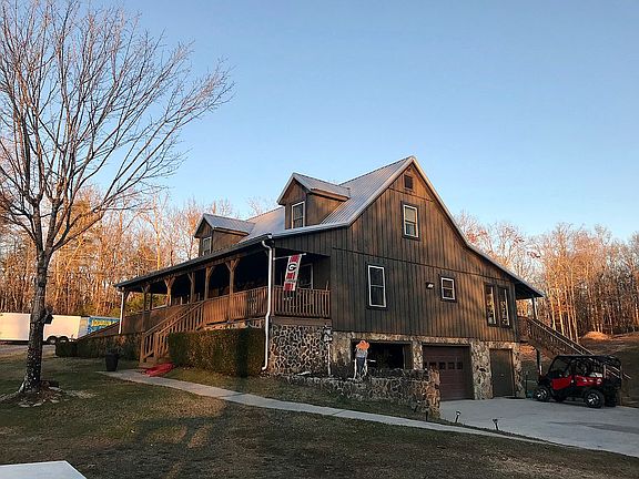 Side view from driveway 