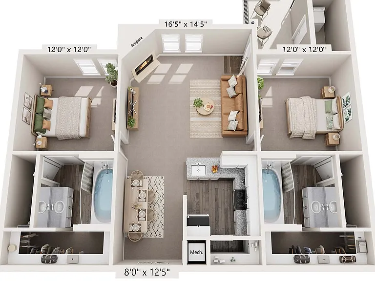 Web floorplans 2x2 1,081 sqft Web floorplans 2x2 1,081 sqft