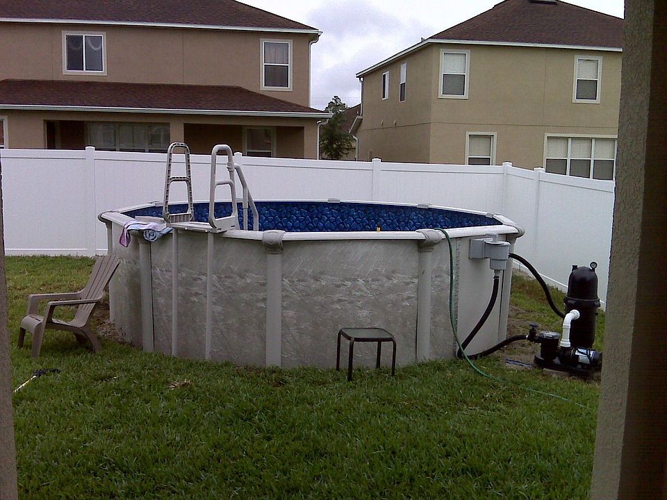 Above-ground pool