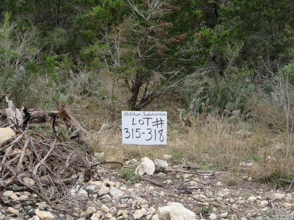 LOT 315-318 HILLTOP LOOP LOT 315 &, Lakehills, TX 78063