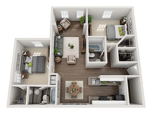 Floor plan Blue Water