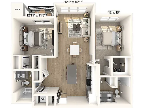 Floor plan BM12ab