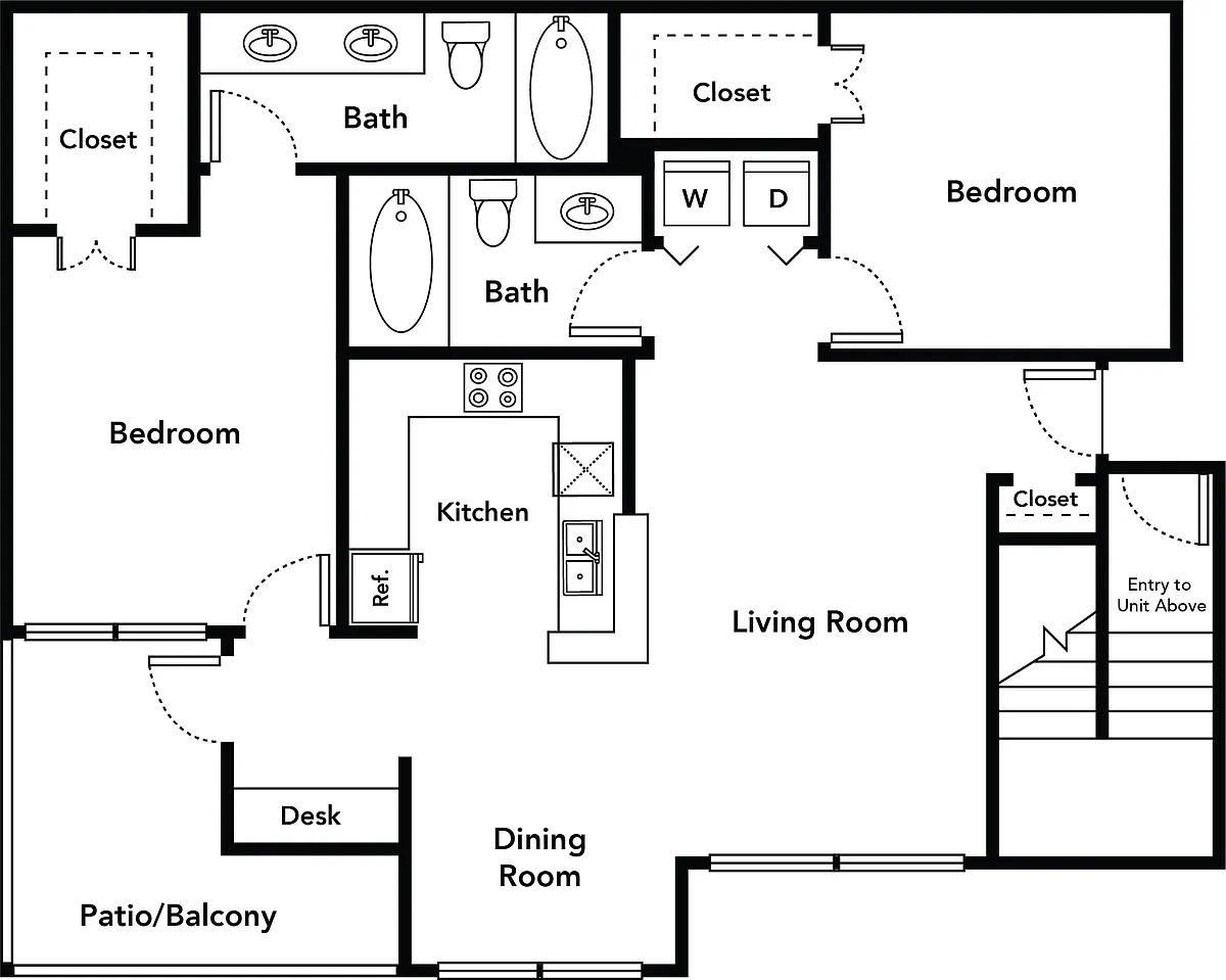 Floor plan B1 - The Elm-One