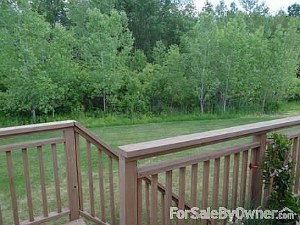 Deck
						:
						View from deck includes 20 acres of conservancy behind house.