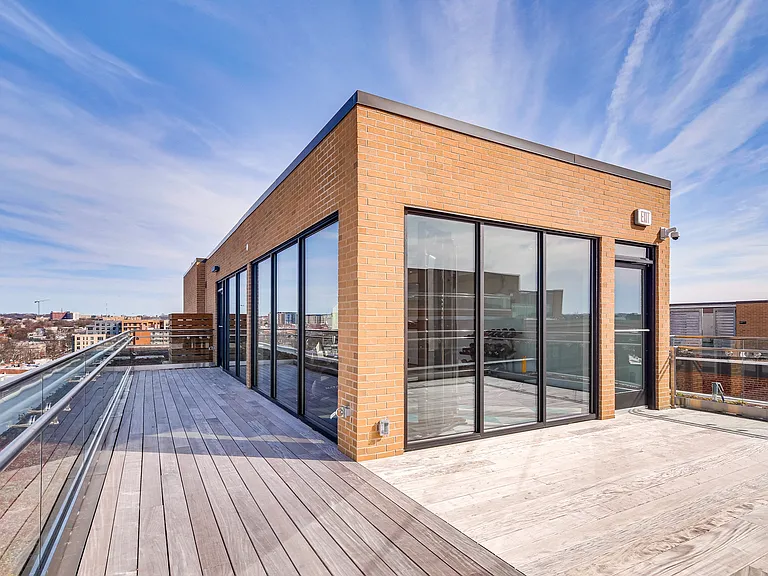 The Stanton rooftop yoga deck