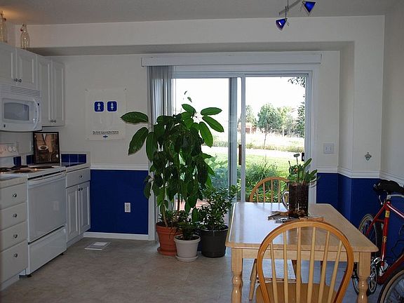 Kitchen & view to deck