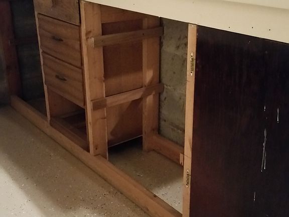 back basement work bench
