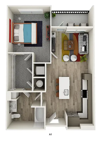 Floor plan A1