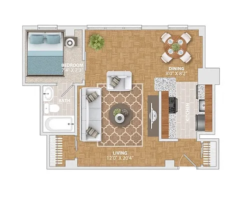 Floor plan The Yardley