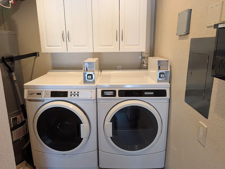 On-site laundry room