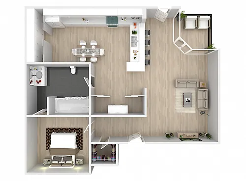 Floor plan 1X1