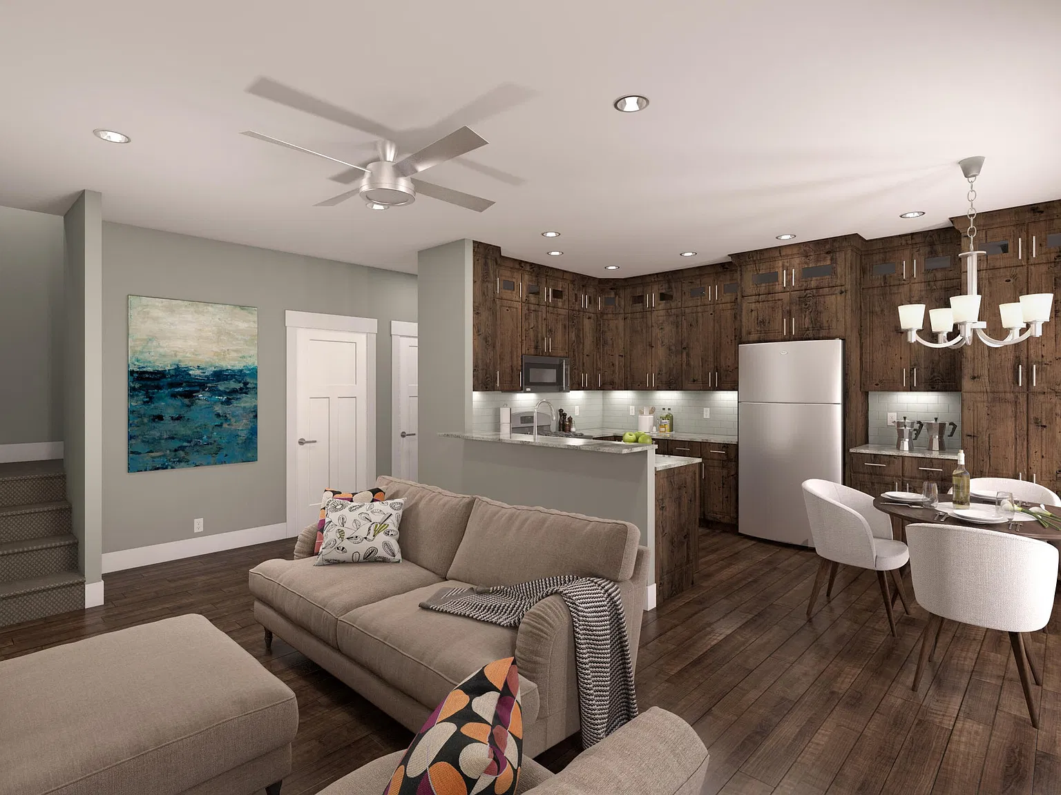 1 bed, 1.5 bath, 921 sqft, $1,900 — Photo 3