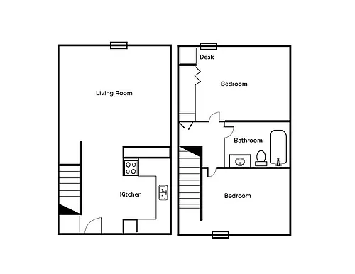 Floor plan Townhome