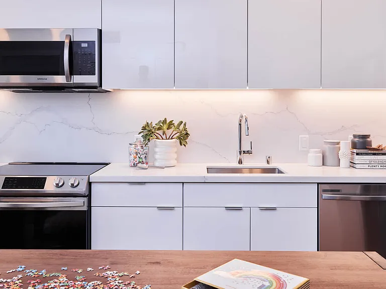 Kitchen with Stainless Steel Appliances