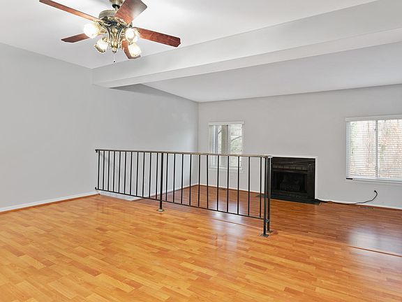 Hardwood floored dining & sunken living rooms