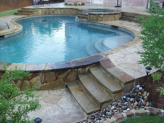 Pool from back of property.