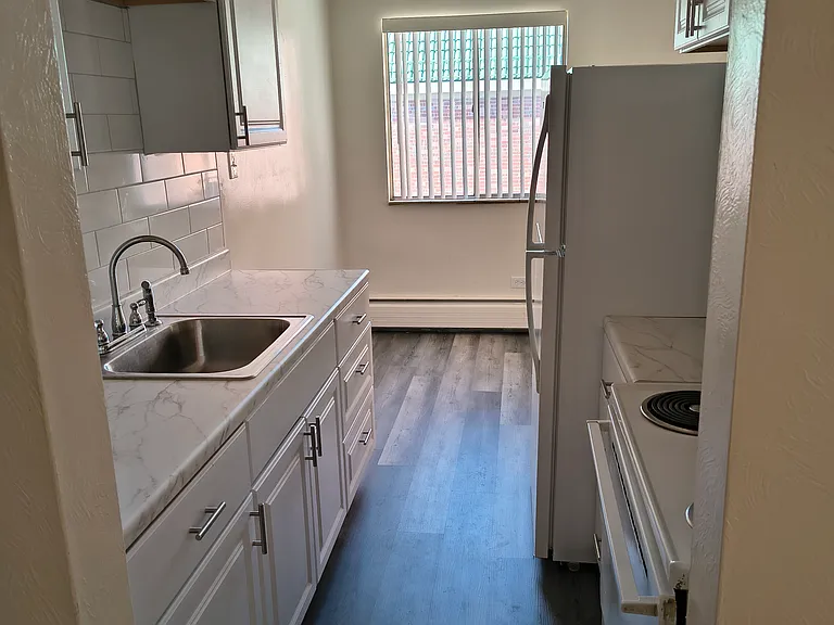 All new cabinets tile flooring and countertops