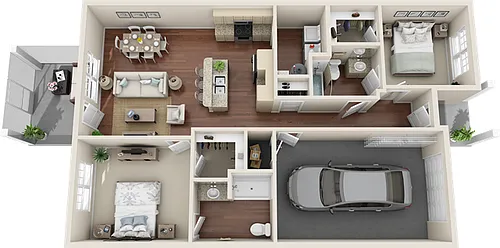 Floor plan Waccamaw