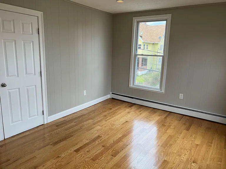 Living room with closet