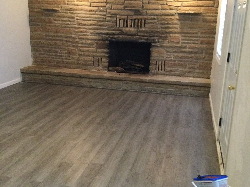 living room. Fire place is only for show, it is not a working fire place.