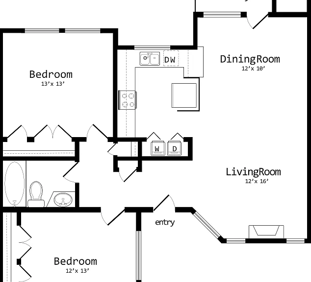 B1 Floorplan Diagram
