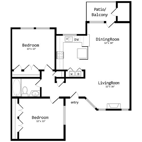 Floor plan B1