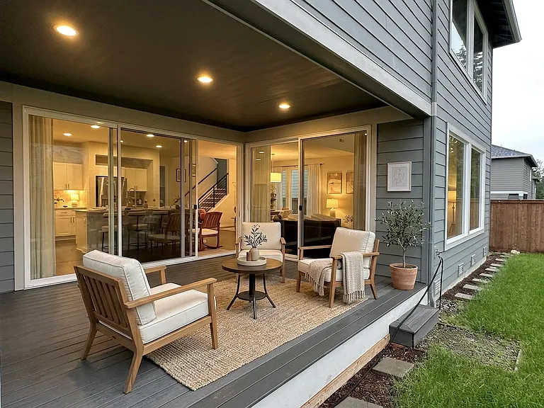 Covered patio