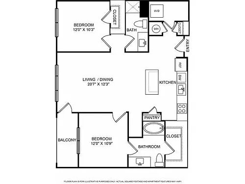 Floor plan Ashbury