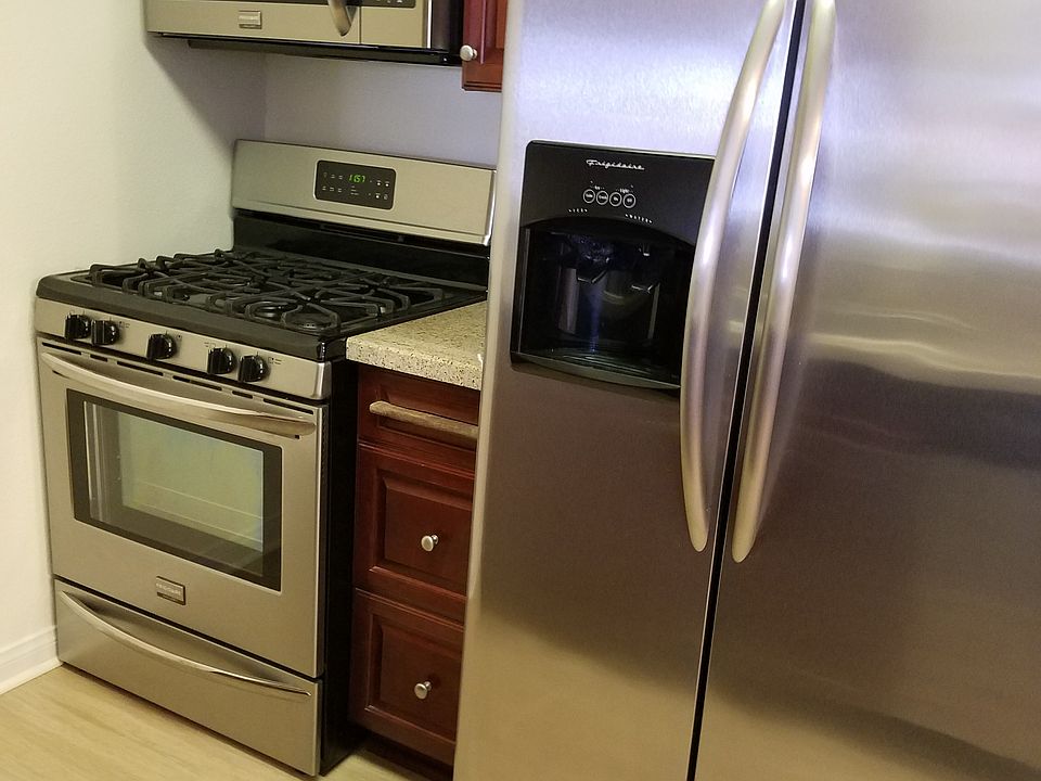 Refrigerator, Range, and Microwave
