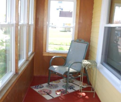 Enjoyable front porch!