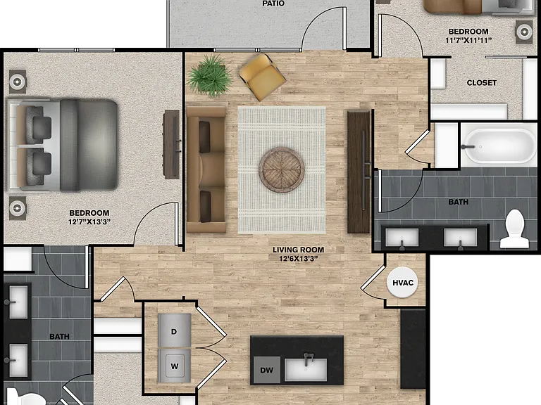 B3 floor plan Tacara at Crosswinds